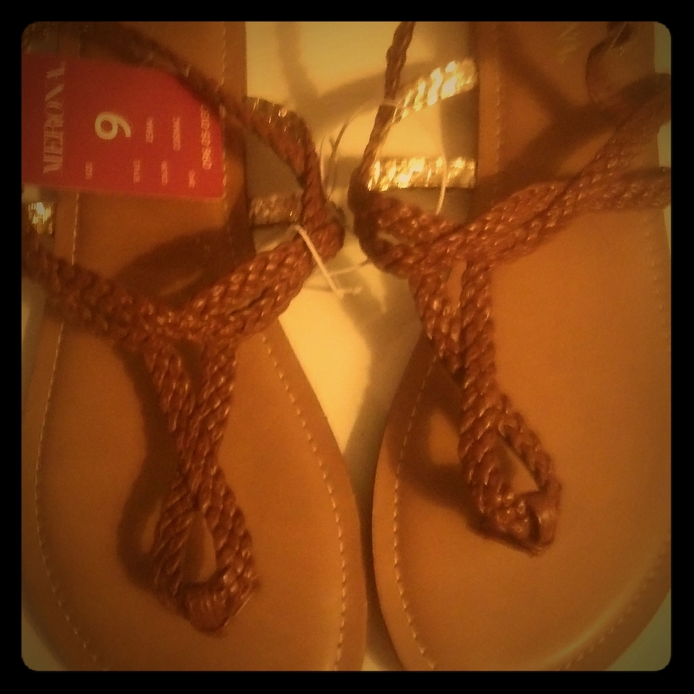 Merona leather Sandals Brown